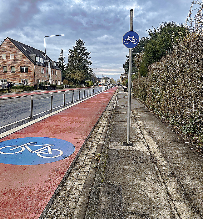Vaalser Strasse Radweg